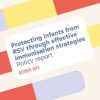 New report outlines the benefits of RSV immunisation for infants and health systems